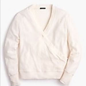 NWT J. Crew x Universal Standard Faux Wrap Top